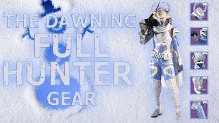 Destiny: The Dawning FULL SNOW ANGEL hunter gear set from The Treasures Of The Dawning