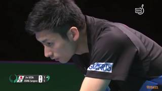 INCREDIBLE MATCH [卓球] Jin UEDA 上田 仁 (JPN) vs (KOR) JEONG Sangeun | 卓球チームワールドカップ2018・準決勝
