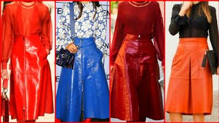 Trendy 2020 leather skirts collection/leather skirt ideas