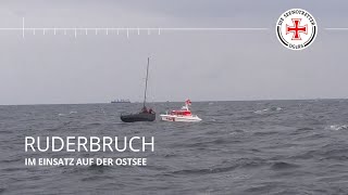 Einsatzvideo: Ruderbruch mitten auf der Ostsee