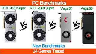 Nvidia RTX 2070 Super vs RTX 2060 Super vs Vega 64 vs Vega 56