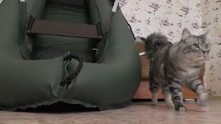Распаковка ПВХ лодки ( БОЦМАН )
