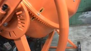 Обзор  бетономешалки Skiper CM 140 после сборки.