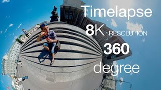 Timelapse 8K RESOLUTION 360 degree video.Таймлапс разрешение 8К. 360 градусов видео