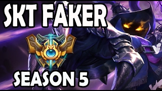 SKT T1 Faker Veigar vs Nidalee MID Ranked Challenger Korea