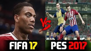 FIFA 17 vs PES 2017.  Расставим все точки