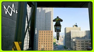 ROOFTOP BIKE JUMP | Watch Dogs 2 Free Roam
