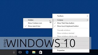 How To Hide Cortana on Windows 10 Taskbar