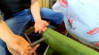 Как обшить тубус для фидера!
