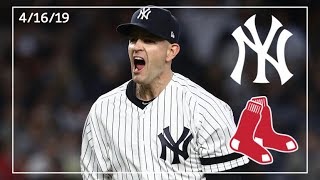 Boston Red Sox @ New York Yankees | Yankee Highlights | 4/16/19