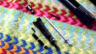 Sig 516 Field Stripped Table Top Showing