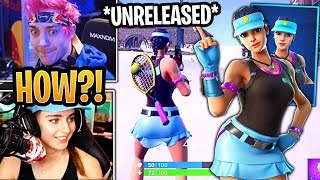 Streamer Using New  UNRELEASED   Volley Girl  Skin in Game!   Fortnite Best and Funny Moments