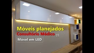 Móveis planejados ( Projeto Arquitetura Consultório Médico ) PARTE 02 | Junior YTB