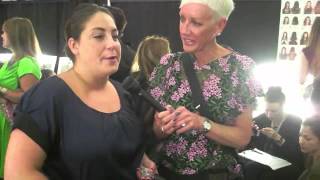Jan and Rox Backstage with BCBG - New York Fashion Week Spring 2013