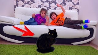 Во Всем ВИНОВАТА КОШКА или Камиль и Аминка НЕ ХОТЯТ в ЭТО ВЕРИТЬ?