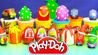 Play Doh Chuggington Train Surprise Eggs Huevos Sorpresa