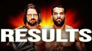 WWE CLASH OF CHAMPIONS 2017 RESULTS