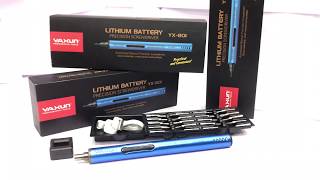 YAXUN  Electric Screwdriver Set with 20 Bits RS 2350/- WHATSAPP : 9830833133