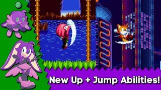 New Up+Jump Moves! Tails & Knuckles! - Sonic Mania Plus