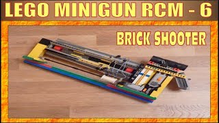 ЛЕГО МИНИГАН RCM-6 | С МОТОРОМ | СТРЕЛЯЕТ | № 11
