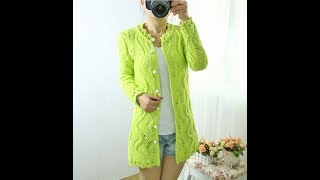 Вяжем Кардиган Спицами - 2019 / Knit Cardigan Spokes / Strickjacke mit Stricknadeln