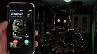 CALLING SPRINGTRAP ON FACETIME AT 3AM | SPRINGTRAP CHASED ME AT 3AM