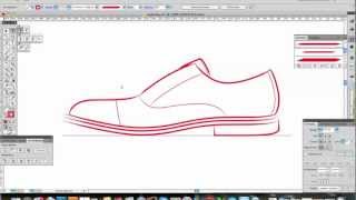 Footwear Design in Illustrator- part 1 sketching