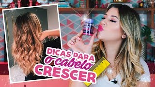 DICAS PARA O CABELO CRESCER MAIS RÁPIDO #projetorapunzel