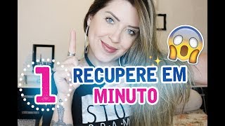 1 MINUTO PARA RECUPERAR O SEU CABELO - #30 VEDA- DICAS DA DEDESSA