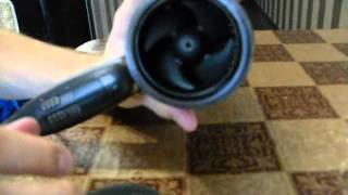 разборка фена philips HP4935 чистка от волос