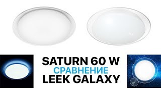 Leek Galaxy 60w & Saturn 60w сравнение светодиодных светильников