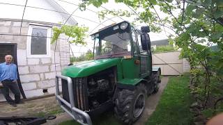 Трактор самодельный двигатель Т-40/ Homemade mini tractor