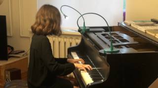 Бах, трехголосная инвенция G-moll