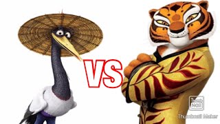 Kung Fu Panda Crane Vs Tigress