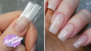 НОВЫЙ способ Наращивания ногтей? FiberGlass - наращивание на СТЕКЛОВОЛОКНО. Новинка F.O.X.