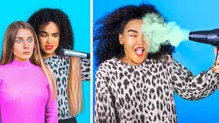 15 Pegadinhas Engraçadas / Guerra De Pegadinha De Melhores Amigas!