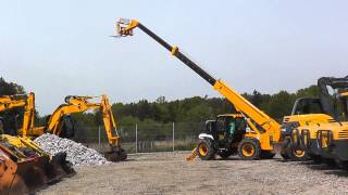 телескопический погрузчик ДжиСиБи 540-140 2007 год KM MASZYNY BUDOWLANE WWW KMRENT PL MILICZ