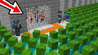APOCALIPSE DE ZUMBIS NA PRISÃO NO MINECRAFT !