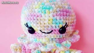 Амигуруми: схема Медузка. Игрушки вязаные крючком - Free crochet patterns.