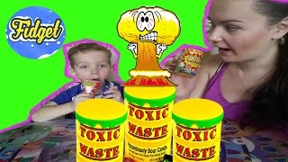 Конфеты toxic Какие они на вкус? Мама спалила язык Детское видео Непоседы_Fidget