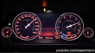 2015 BMW 528i F10 LCI 245 HP 0-100 km/h & 0-100 mph Acceleration