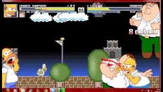 Mugen Homer and Peter Griffin vs Homero and Peter (old)