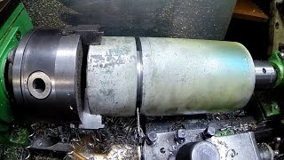 Отрезание 100 мм на Токарном ТВ-4