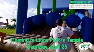 The Insane Inflatable 5k Returns to Temple Lions Park April 25