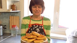 Пирожки с творогом  на сковородке  Рецепт бездрожжевого теста