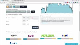 Покупка, продажа ETH эфиров за PayPal, Okpay, Skrill и пр