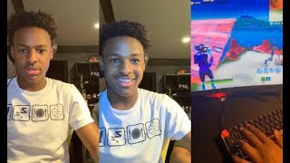 LeBron James Son Bronny James Live Playing Fortnite + More 6/29/19
