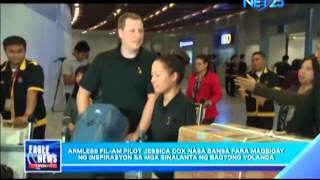 Armless Fil Am Pilot Gives Inspiration to Yolanda Victims