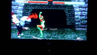 MKII - PS3 - Baraka vs. Jade - fight #2