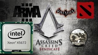 Xeon x5672 в играх gigabyte 970 gtx in game test